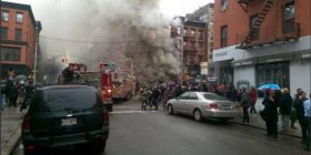 Rrëzohet një ndërtesë në New York (Foto)