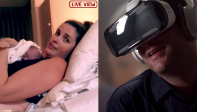 Një baba mundi të shihte lindjen e djalit të tij 2500 milje larg përmes pajisjes virtuale Gear VR të Samsung
