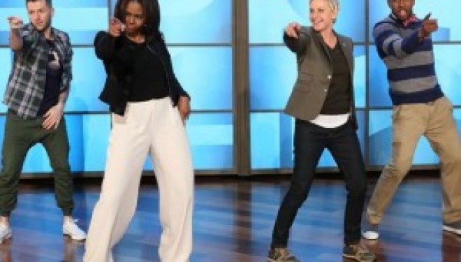 Michelle Obama çmend Amerikën me kërcimin e saj (Video)