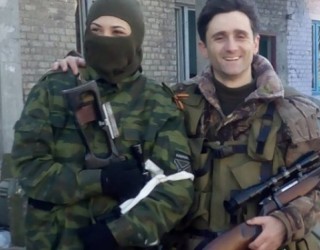 Snajperistja serbe, lufton në anën e rusëve në Ukrainë (Foto)