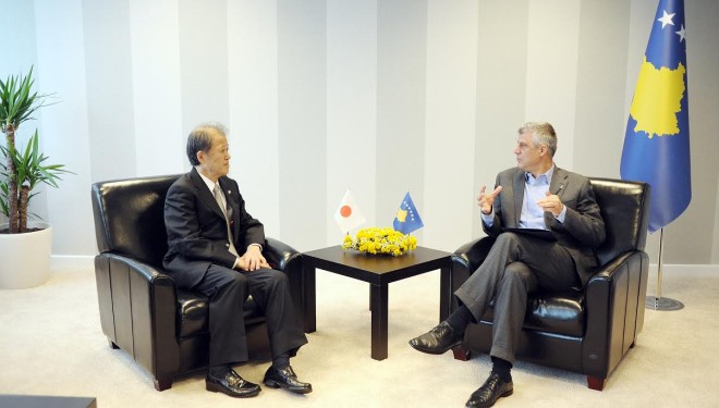 Thaçi mbështet thellimin e bashkëpunimit me Japoninë