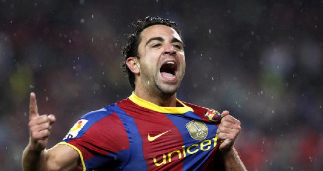 Xavi përgatitet për sfidën e 750-të me Barcën