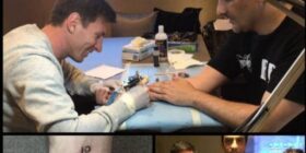 Messi me profesion të ri, po bën tatuazhe! (FOTO)