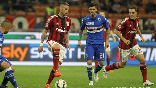 Milan larg Europës, 1-1 me Sampdorian