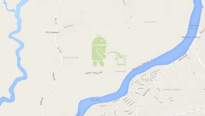 Logoja e Android urinon mbi atë të Apple, Google kërkon falje