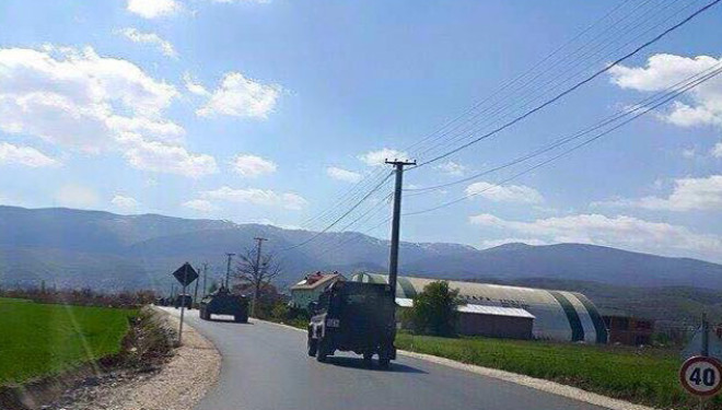 Forca të shumta policore drejt Gushincës (Video)
