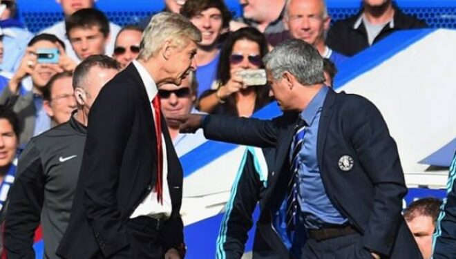 Wenger e “nxehë” derbin, e paralajmëron Mourinhon