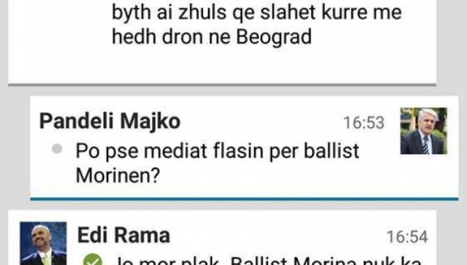 SKANDAL: Biseda e Edi Ramës me Pandeli Majkon zbulon autorin e vërtetë të dronit në Beograd?