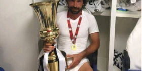 Pirlo me të brendshme, hit i rrjeteve sociale
