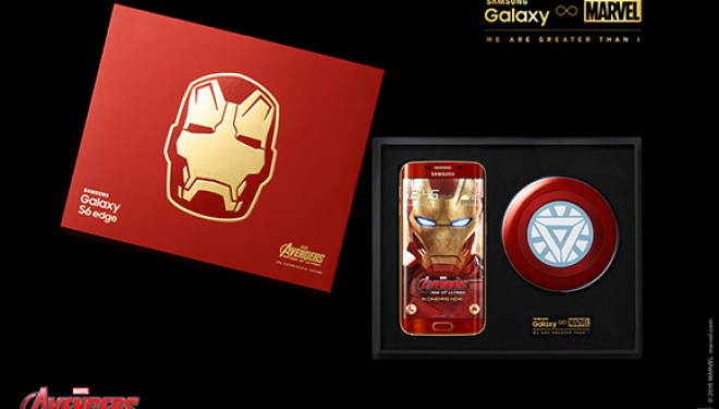 Prezantohet Samsung Galaxy S6 edge me logon e Iron Man
