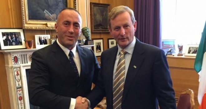 Dublin, kryetari Haradinaj takoi kryeministrin e Irlandës, Enda Kenny