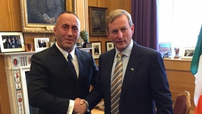 Dublin, kryetari Haradinaj takoi kryeministrin e Irlandës, Enda Kenny