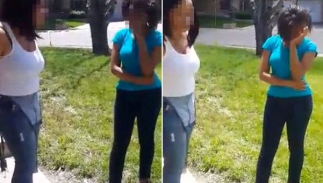 Mamaja turpëron publikisht vajzën për fotot në FB (Video)