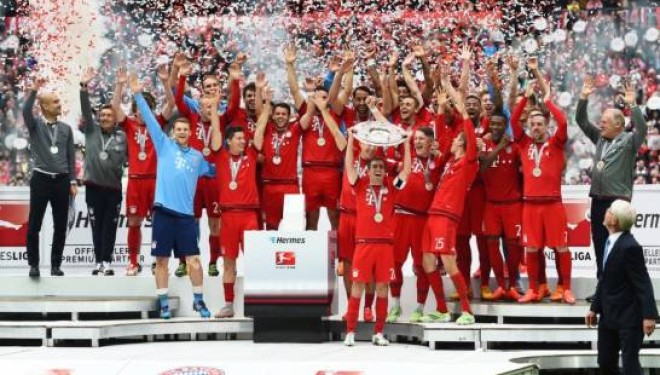 Bayerni feston titullin e 25 kampion në Bundesliga