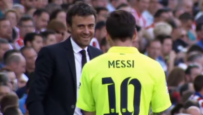 Momenti kur Messi pyeste Enriquen, sa me sa është Reali? (Video)