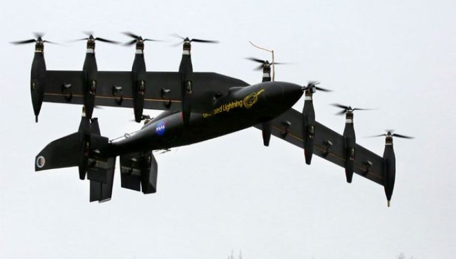 Aeroplani elektrik i NASA-së që ka vetinë e ngjitjes së helikopterit