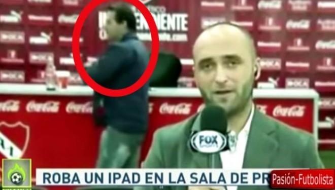 Hajduti më i keq i të gjitha kohërave vjedh i-Pad live në TV (VIDEO)