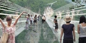 Kina ndërton urë prej qelqi, nuk këshillohet nëse vuani lartësinë! (Foto)