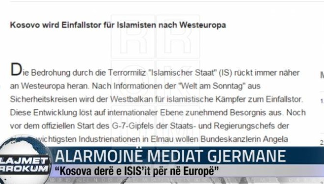 Media gjermane: Kosova, dera e ISIS në Europë