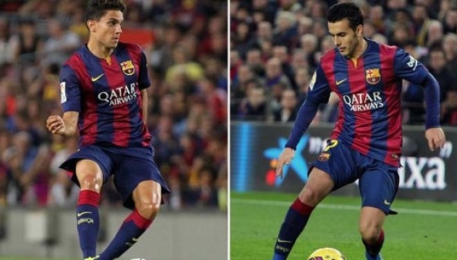 Barcelona, Luis Enrique bllokon Pedron dhe Bartra