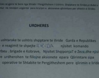 Të arrestuarit e djeshëm, pjesë e Gardës së Republikës së Iliridës?! (Foto)