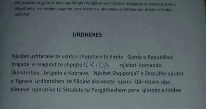 Të arrestuarit e djeshëm, pjesë e Gardës së Republikës së Iliridës?! (Foto)