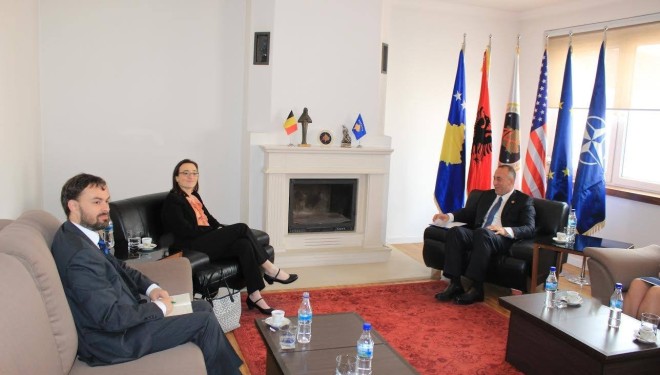 Haradinaj: Me diplomatët belgë u diskutua që Kosova të jetë faktor i rëndësishëm i stabilitetit rajonal