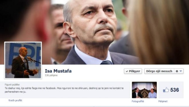 “Facebook” – qeverisja e Kryeministrave Mustafa e Thaçi!