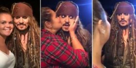 Johnny Depp braktis xhirimet për një femër (Foto)