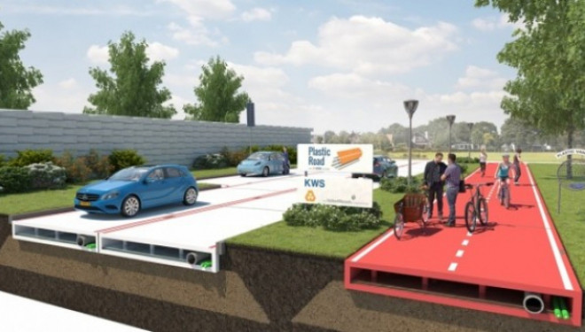 Holanda synon të shtrojë rrugët me plastikë të ricikluar