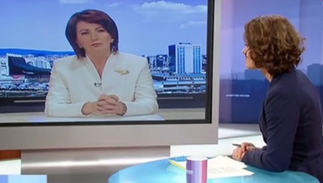 Jahjaga “bombardon” ZDF-në, ia ndërprenë intervistën [video]