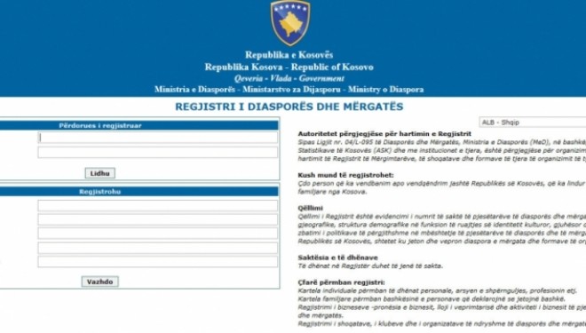Regjistrimi i diasporës po vazhdon