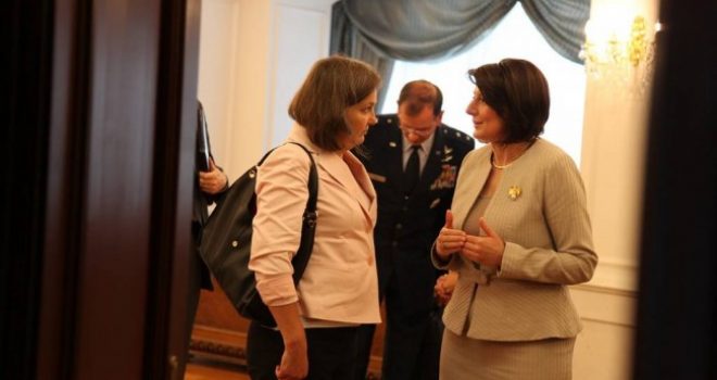 Nuland e takon edhe Presidenten