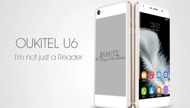 Oukitel U6, telefoni inteligjent me dy ekrane