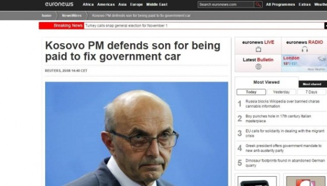 Isa Mustafa dhe djali i tij ‘pushtojnë’ mediat botërore (Foto)