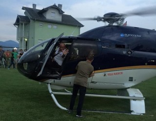 Besnik Benz, nis ofensiven për themelimin e flotës së helikopterve “Air Rugova” ll Foto