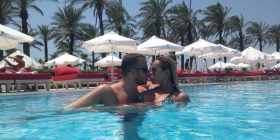 Ekskluzive: Fotografi personale të Fjolla Morinës me babain e fëmijut që ka në bark (Foto)