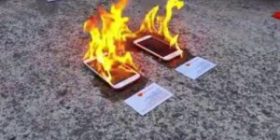 iPhone 6 vs Galaxy S5, cili e kalon provën e zjarrit (Video)
