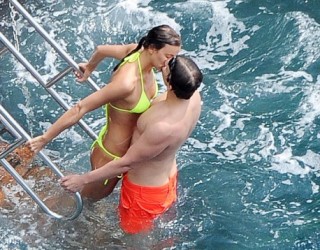 Irina e Bradley Cooper nuk mund të ndahen nga njëri tjetri (Foto)