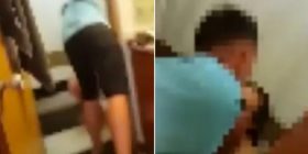 Marinsi kthehet dhe e gjen gruan duke e tradhtuar +18 (Video)