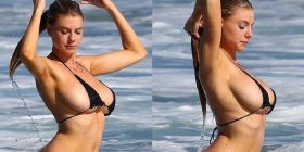 Femrës më seksi në botë i del gjoksi (Foto+18)