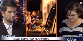 Namani: Do ta bllokojmë Rektoratin deri të na plotësohen të drejtat