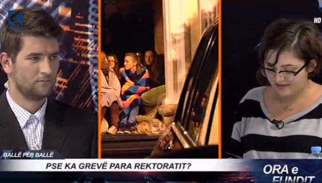 Namani: Do ta bllokojmë Rektoratin deri të na plotësohen të drejtat