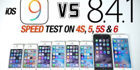 iOS 9 vs iOS 8.4.1 në testin e shpejtësisë (Video)
