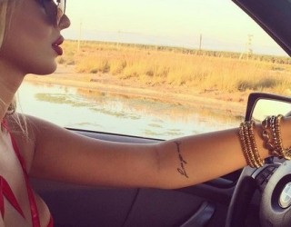 Luana shkel rregullat e trafikut, policia e fal! (Foto)
