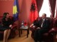 Jahjaga pritet me nderime të larta në Shqipëri