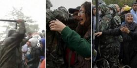 Policët maqedonas rrahin refugjatët në kufirin me Greqinë (Video)
