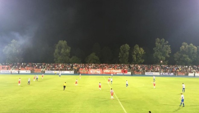 Spektakël në Korçë, Skëndërbeu mund Tiranen