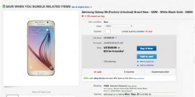 Ofertë: Galaxy S6 shitet në eBay për 430 dollarë