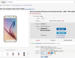 Ofertë: Galaxy S6 shitet në eBay për 430 dollarë